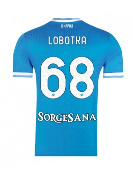 SSC Napoli Stanislav Lobotka #68 Replika Hemmakläder 2025-26 Kortärmad
